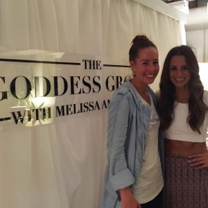 An inspiring evening with the beautiful Melissa Ambrosini